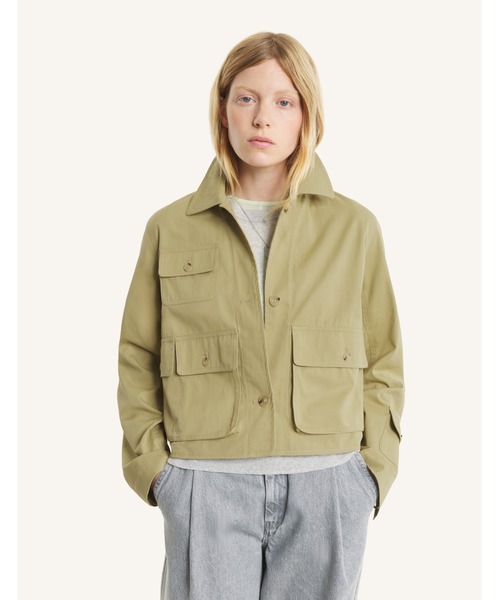 Maison Kitsune(メゾンキツネ)の「MINI BARN JACKET(テーラードジャケット・レディース・キナリ・S/XS)」の6枚目の写真