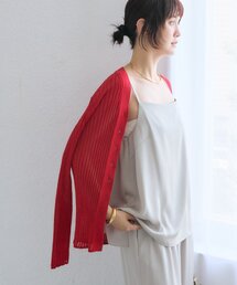 RIVE DROITE | 【セットアップ着用可能/接触冷感/吸水速乾/紫外線防止/防シワ性】サテンキャミソール(キャミソール)