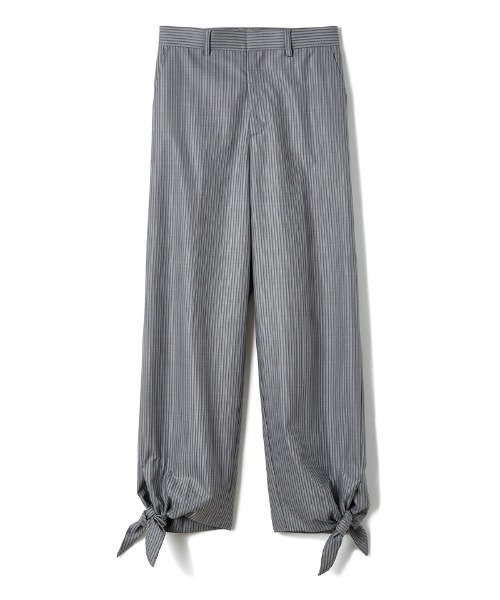 soduk(スドーク)の「【soduk】ribbon hem trousers / リボンヘムトラウザー(その他パンツ・レディース・GRAY・M)」の1枚目の写真