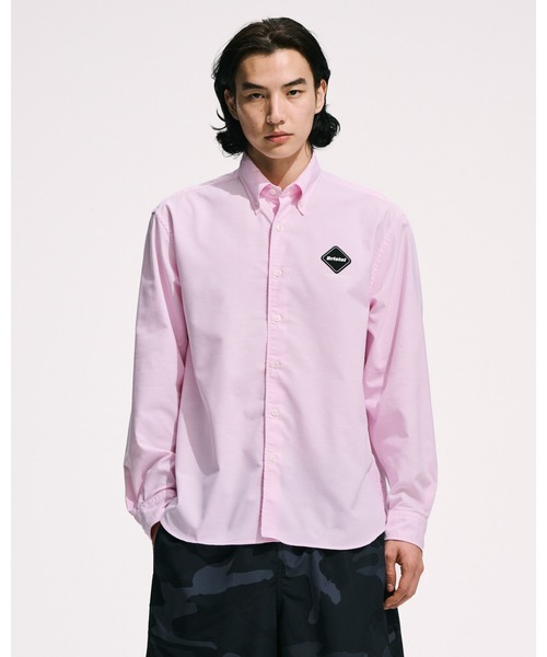 F.C.Real Bristol(エフシーレアルブリストル)の「COOLMAX EMBLEM B.D SHIRT(シャツ/ブラウス・メンズ・ピンク/ブラック/ホワイト・MEDIUM/SMALL/X-LARGE/LARGE)」の4枚目の写真