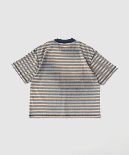 JOURNAL STANDARD(ジャーナルスタンダード)の「JUNGLES Already in Heaven Striped Tee(Tシャツ/カットソー・メンズ・その他・LARGE/MEDIUM)」の2枚目の写真