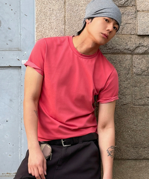 LEIRE（ルアール）の「90年代ヴィンテージフィットピグメントTシャツ[レッド]（Tシャツ/カットソー・メンズ・その他・2XL/MEDIUM/LARGE/X-LARGE）」の9枚目の写真