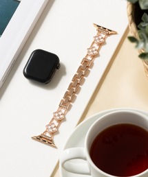 合金 花柄 アップルウォッチバンド Apple Watch バンド【38mm/40mm/41mm 対応】
