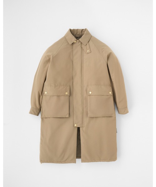 Traditional Weatherwear(トラディショナルウェザーウェア)の「ELTON LONG QLT(ダウンジャケット/コート・レディース・ベージュ・34)」の2枚目の写真