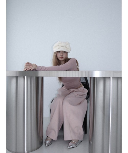 CladdA(クラタ)の「color training pants(スウェットパンツ・レディース・ピンク・FREE)」の3枚目の写真