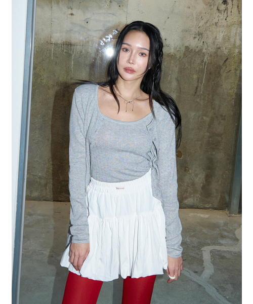 MORVE13（モルブ13）の「ソフィーパンプキンスカートショーツ（その他パンツ・レディース・アイボリー/ブラック/オリーブ/スカイブルー・SMALL/MEDIUM）」の6枚目の写真