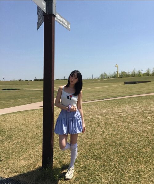 MORVE13（モルブ13）の「ソフィーパンプキンスカートショーツ（その他パンツ・レディース・アイボリー/ブラック/オリーブ/スカイブルー・SMALL/MEDIUM）」の13枚目の写真