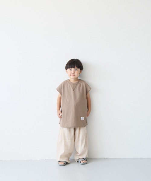 LOWRYS FARM（ローリーズファーム）の「チェックバルーンパンツ　1051091（その他パンツ・キッズ・アイボリー/イエロー/ブラック・110cm/120cm/130cm/140cm/150cm）」の4枚目の写真