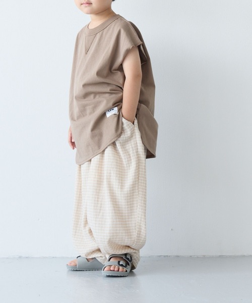 LOWRYS FARM（ローリーズファーム）の「チェックバルーンパンツ　1051091（その他パンツ・キッズ・アイボリー/イエロー/ブラック・110cm/120cm/130cm/140cm/150cm）」の7枚目の写真