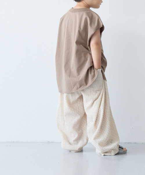 LOWRYS FARM（ローリーズファーム）の「チェックバルーンパンツ　1051091（その他パンツ・キッズ・アイボリー/イエロー/ブラック・110cm/120cm/130cm/140cm/150cm）」の8枚目の写真