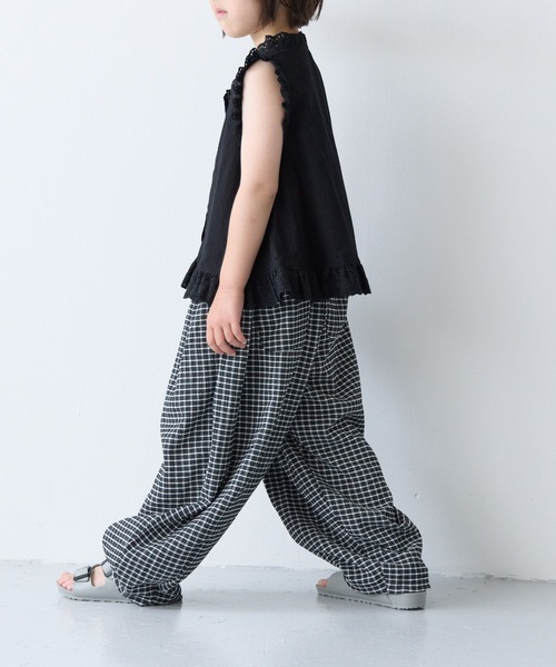 LOWRYS FARM（ローリーズファーム）の「チェックバルーンパンツ　1051091（その他パンツ・キッズ・アイボリー/イエロー/ブラック・110cm/120cm/130cm/140cm/150cm）」の13枚目の写真