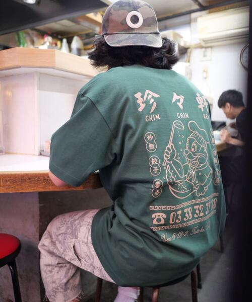 珍々疋 × BEAVER коллаб футболка Beaver special