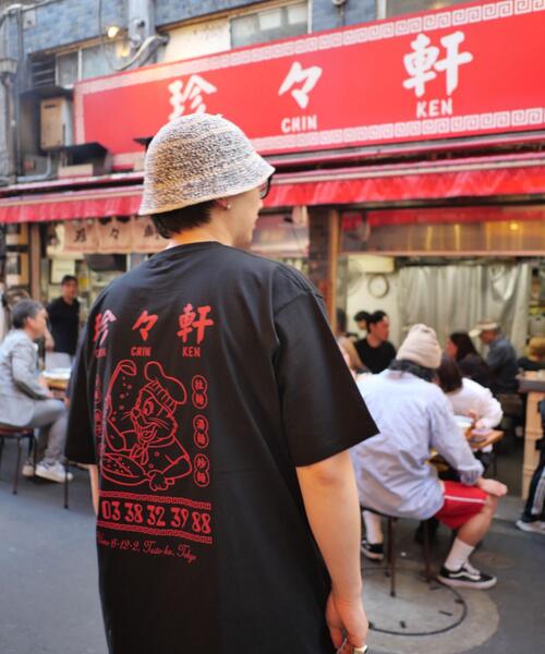 BEAVER(ビーバー)の「珍々軒×BEAVER BEAVER別注 珍々軒コラボTシャツ(Tシャツ/カットソー・メンズ・モスグリーン/ブラック/ホワイト・XL/L/M)」の4枚目の写真