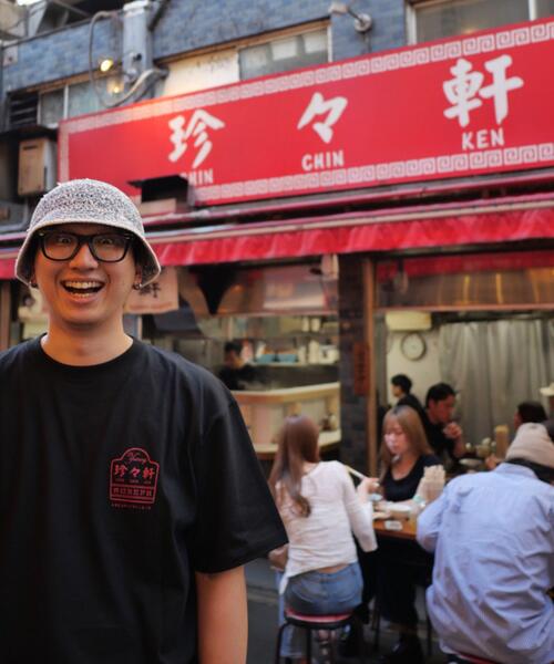 BEAVER(ビーバー)の「珍々軒×BEAVER BEAVER別注 珍々軒コラボTシャツ(Tシャツ/カットソー・メンズ・モスグリーン/ブラック/ホワイト・XL/L/M)」の5枚目の写真