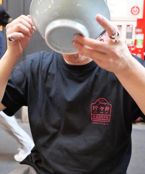 BEAVER(ビーバー)の「珍々軒×BEAVER BEAVER別注 珍々軒コラボTシャツ(Tシャツ/カットソー・メンズ・モスグリーン/ブラック/ホワイト・XL/L/M)」の10枚目の写真