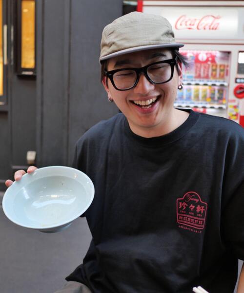 BEAVER(ビーバー)の「珍々軒×BEAVER BEAVER別注 珍々軒コラボTシャツ(Tシャツ/カットソー・メンズ・モスグリーン/ブラック/ホワイト・XL/L/M)」の11枚目の写真