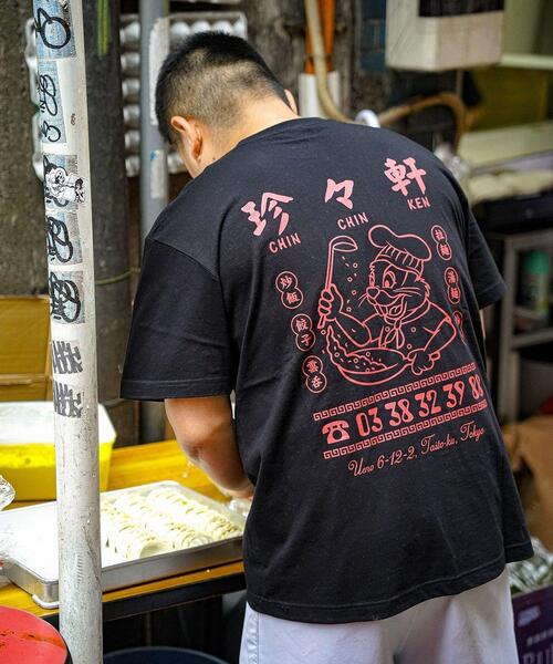 BEAVER(ビーバー)の「珍々軒×BEAVER BEAVER別注 珍々軒コラボTシャツ(Tシャツ/カットソー・メンズ・モスグリーン/ブラック/ホワイト・XL/L/M)」の12枚目の写真