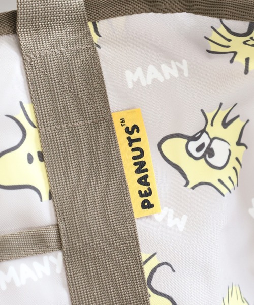SNOOPY(スヌーピー)の「SNOOPY スヌーピー スーベニアバッグ ボストンバッグ(ボストンバッグ・レディース・ブラック/ベージュ・FREE)」の16枚目の写真