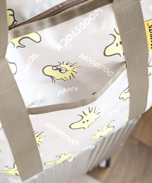 SNOOPY(スヌーピー)の「SNOOPY スヌーピー スーベニアバッグ ボストンバッグ(ボストンバッグ・レディース・ブラック/ベージュ・FREE)」の8枚目の写真