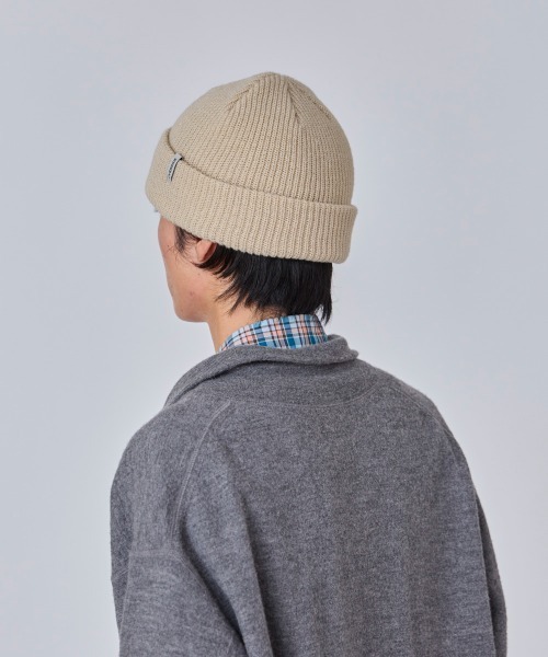 OVERRIDE(オーバーライド)の「OVERRIDE REP BASIC WATCH CAP / オーバーライド(ニットキャップ/ビーニー・メンズ・ダークグレー/ブラック/ベージュ/グリーン・57~59cm)」の15枚目の写真