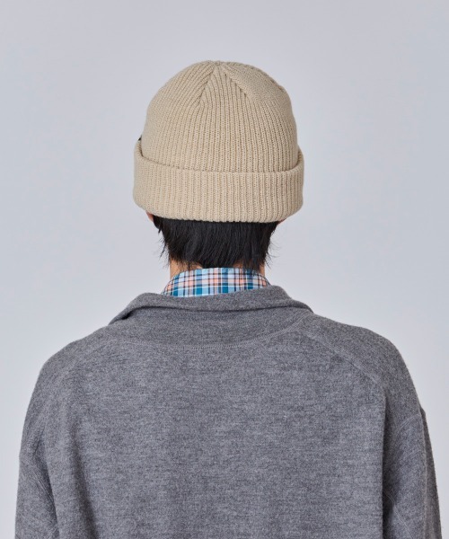 OVERRIDE(オーバーライド)の「OVERRIDE REP BASIC WATCH CAP / オーバーライド(ニットキャップ/ビーニー・メンズ・ダークグレー/ブラック/ベージュ/グリーン・57~59cm)」の16枚目の写真