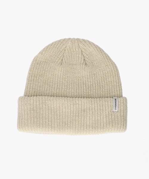 OVERRIDE(オーバーライド)の「OVERRIDE REP BASIC WATCH CAP / オーバーライド(ニットキャップ/ビーニー・メンズ・ダークグレー/ブラック/ベージュ/グリーン・57~59cm)」の17枚目の写真