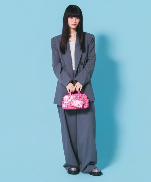 Casselini(キャセリーニ)の「Casselini(キャセリーニ)ボストン+ウォレットSET(ボストンバッグ・レディース・ブルー/ピンク/ブラック/ホワイト・FREE)」の8枚目の写真