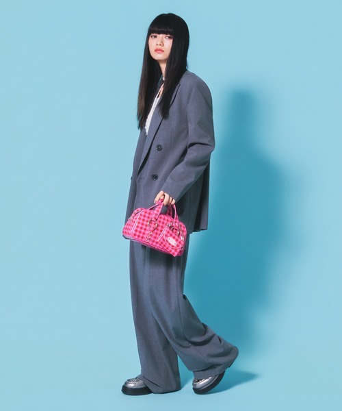 Casselini(キャセリーニ)の「Casselini(キャセリーニ)ボストン+ウォレットSET(ボストンバッグ・レディース・ブルー/ピンク/ブラック/ホワイト・FREE)」の11枚目の写真