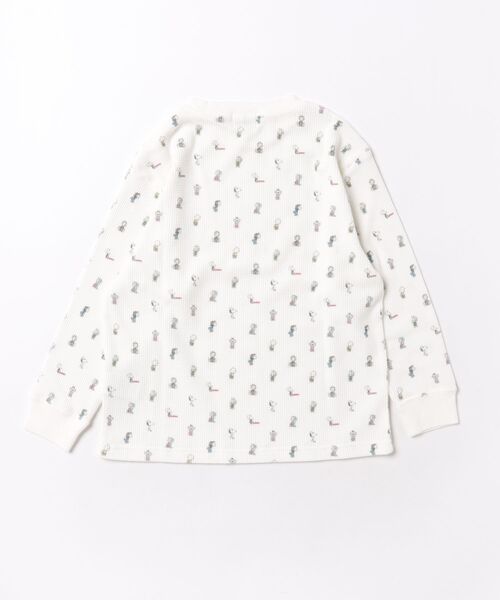 DENIM DUNGAREE（デニムダンガリー）の「Waffle SNOOPY Tee（Tシャツ/カットソー・キッズ・ホワイト・145cm/135cm）」の2枚目の写真