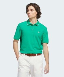 オリジナルスゴルフ ツイストニット ワンポイントロゴ 半袖ポロ【adidas Golf/アディダスゴルフ】
