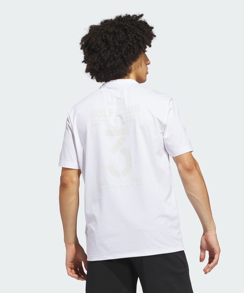adidas(アディダス)の「ビヨンド ゴルフ クラブ ツイストニット レンジ シャツ【adidas Golf/アディダスゴルフ】(Tシャツ/カットソー・メンズ・ホワイト・XX-LARGE/3XL/LARGE/MEDIUM/SMALL/X-LARGE)」の2枚目の写真