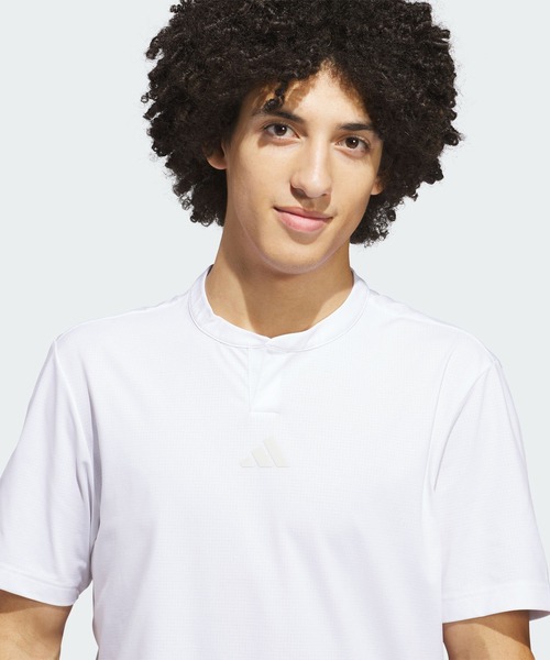 adidas(アディダス)の「ビヨンド ゴルフ クラブ ツイストニット レンジ シャツ【adidas Golf/アディダスゴルフ】(Tシャツ/カットソー・メンズ・ホワイト・XX-LARGE/3XL/LARGE/MEDIUM/SMALL/X-LARGE)」の4枚目の写真