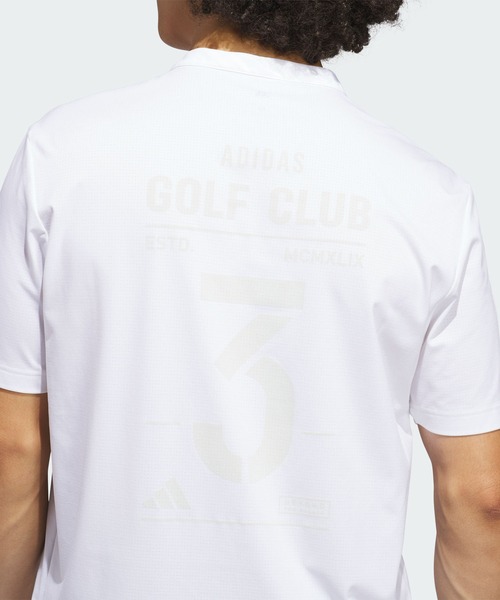 adidas(アディダス)の「ビヨンド ゴルフ クラブ ツイストニット レンジ シャツ【adidas Golf/アディダスゴルフ】(Tシャツ/カットソー・メンズ・ホワイト・XX-LARGE/3XL/LARGE/MEDIUM/SMALL/X-LARGE)」の5枚目の写真