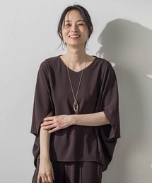 涼・美・楽ポンチョブラウス≪WEB限定カラーあり≫