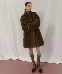 ★美品★　Demi-Luxe BEAMS デミルクスビームス　コート ブラウン Demi-Luxe BEAMS｜デミルクス ビームスのジャケット/アウター