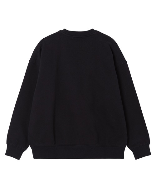 MILKFED.(ミルクフェド)の「CHECKERED BAR LOGO SWEAT TOP(スウェット・レディース・ブラック/オフホワイト/アッシュ・M/L)」の17枚目の写真