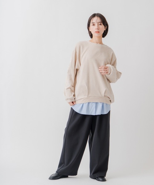 Kelen(ケレン)の「「KELEN / ケレン」裏起毛ボンディングイージーパンツ(その他パンツ・レディース・グレー/ブラウン/ブラック/チャコールグレー・S/M)」の9枚目の写真