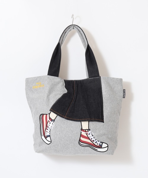 mis zapatos（ミス　サパト）の「mis zapatos ロングスカート　トート（トートバッグ・レディース・ピンク/グレー/カーキ/ネイビー/ブラック/ナチュラル・FREE）」の21枚目の写真