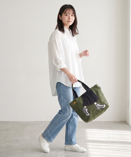 mis zapatos（ミス　サパト）の「mis zapatos ロングスカート　トート（トートバッグ・レディース・ピンク/グレー/カーキ/ネイビー/ブラック/ナチュラル・FREE）」の11枚目の写真