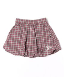 VANS ヴァンズ W CHECK BALLOON SKIRT ショートパンツ 126K3151001 ABC-MART限定 RED
