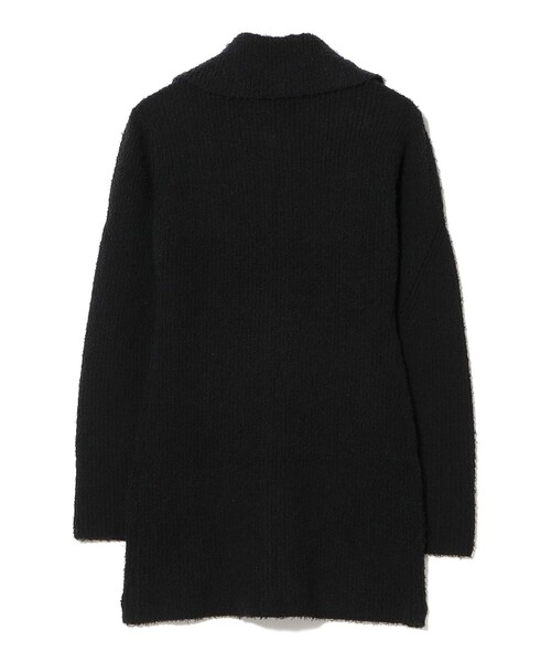 Ray BEAMS(レイビームス)の「ジップ ポロニット ミニ ワンピース(ワンピース・レディース・ブラック/オフホワイト・ONE SIZE)」の7枚目の写真