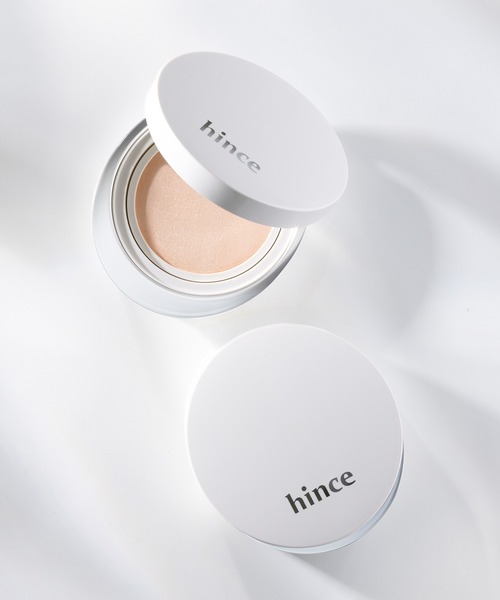 hince（ヒンス）の「【ZOZO限定】ヌーグロウホワイトクッションセット（本体・ミニサイズクッション・ポーチ付き）（ファンデーション・レディース・21 ピュアアイボリー/17 ライト・FREE）」の3枚目の写真