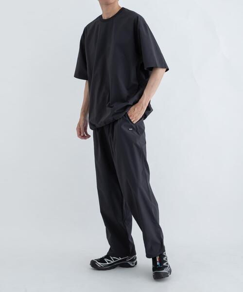 TOHA(トハ)の「リカバリーウェア布帛 半袖/ロングパンツ(ルームウェア/パジャマ・メンズ・ネイビー/チャコールグレー/ブルー・X-LARGE/LARGE/SMALL/MEDIUM)」の3枚目の写真