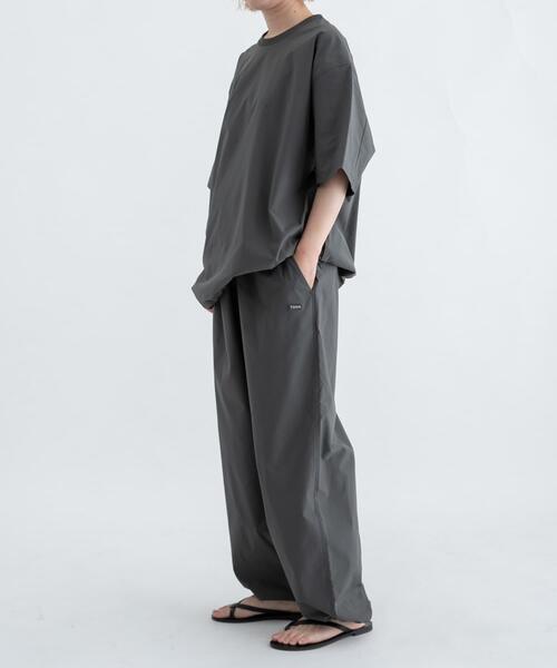 TOHA(トハ)の「リカバリーウェア布帛 半袖/ロングパンツ(ルームウェア/パジャマ・メンズ・ネイビー/チャコールグレー/ブルー・X-LARGE/LARGE/SMALL/MEDIUM)」の16枚目の写真