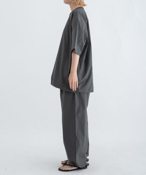 TOHA(トハ)の「リカバリーウェア布帛 半袖/ロングパンツ(ルームウェア/パジャマ・メンズ・ネイビー/チャコールグレー/ブルー・X-LARGE/LARGE/SMALL/MEDIUM)」の18枚目の写真