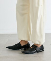 MANA（マナ）の「【MANA/マナ】Square-toe Buckle　Shoes/スクエアトゥバックルシューズ（パンプス）」