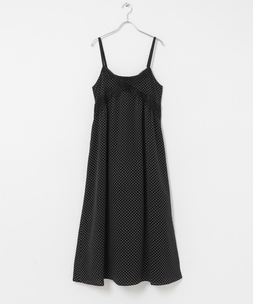 ITEMS URBANRESEARCH(アイテムズ アーバンリサーチ)の「アソートプリントキャミワンピース(ワンピース・レディース・ブラック系その他/ドット・FREE)」の14枚目の写真