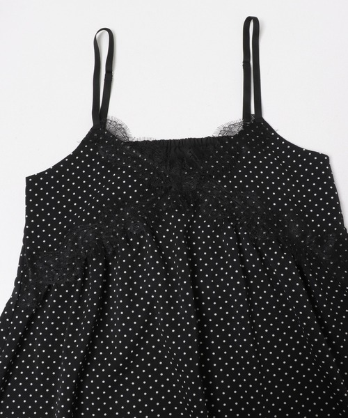 ITEMS URBANRESEARCH(アイテムズ アーバンリサーチ)の「アソートプリントキャミワンピース(ワンピース・レディース・ブラック系その他/ドット・FREE)」の15枚目の写真