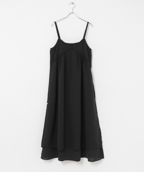 ITEMS URBANRESEARCH(アイテムズ アーバンリサーチ)の「アソートプリントキャミワンピース(ワンピース・レディース・ブラック系その他/ドット・FREE)」の3枚目の写真