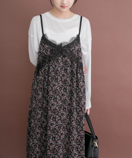 ITEMS URBANRESEARCH(アイテムズ アーバンリサーチ)の「アソートプリントキャミワンピース(ワンピース・レディース・ブラック系その他/ドット・FREE)」の10枚目の写真